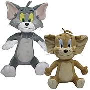 Tom and Jerry Deluxe 12-Inch Plush Box Set, Not Mint